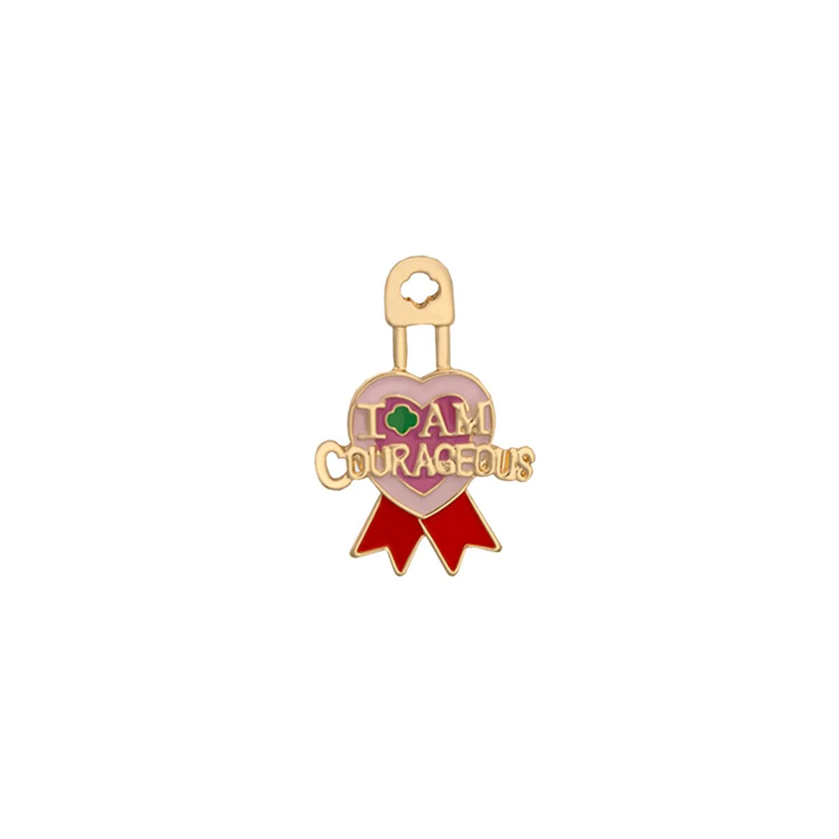 I AM Courageous Personal Pin
