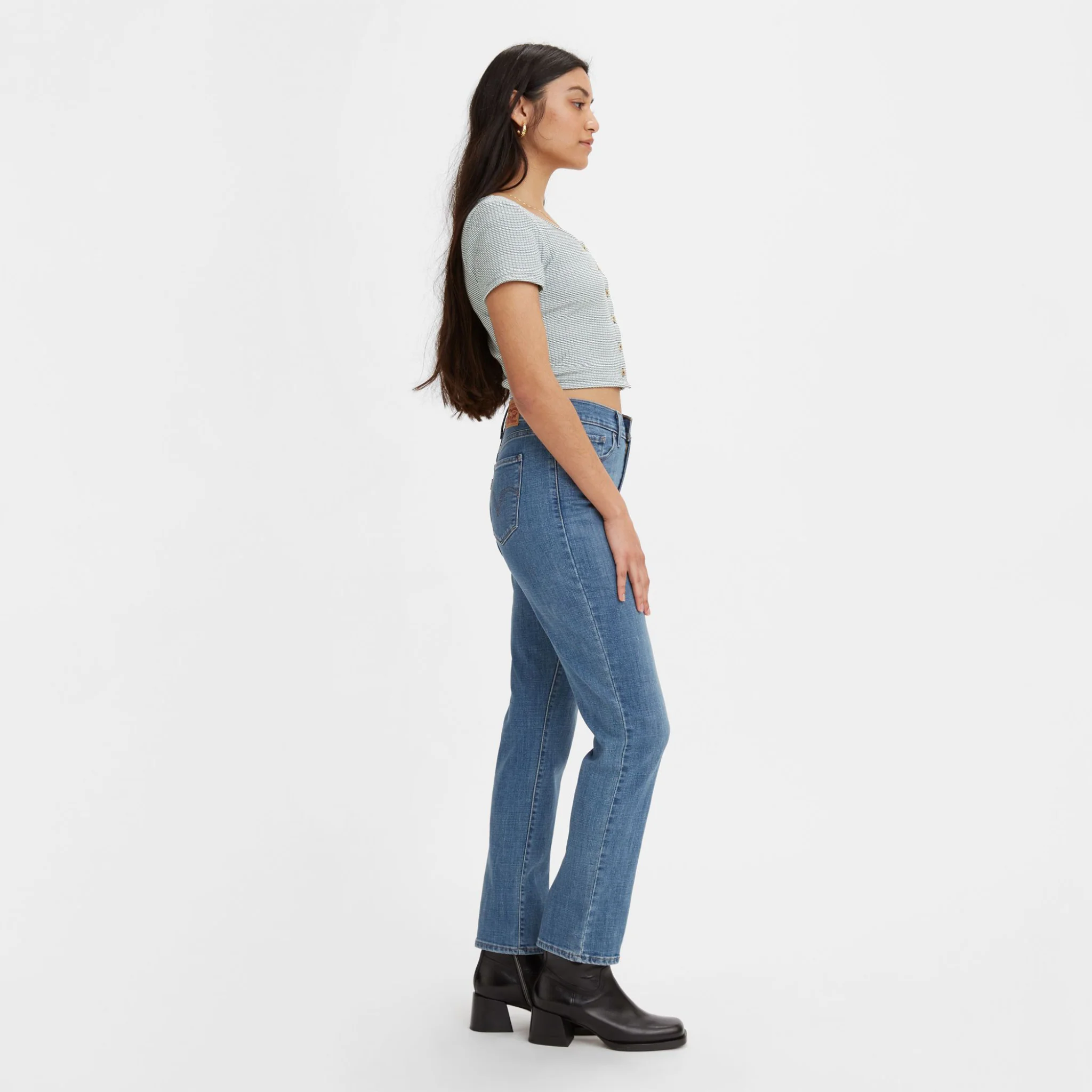 Levi's Classic Straight Women's Jeans - Lapis Speed 39250-0082 - Image 2