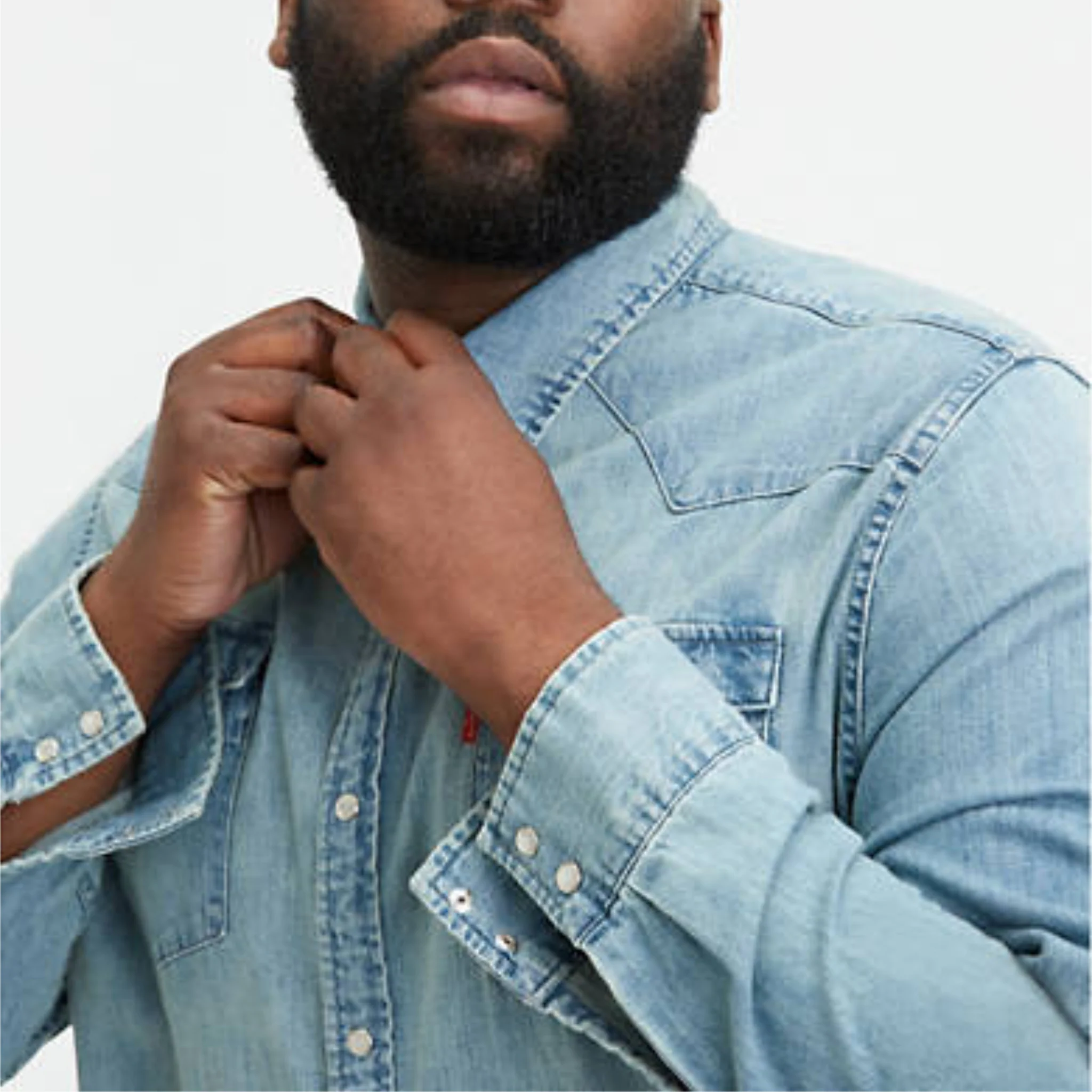 Levi's Classic Western Shirt (Big Sizes) (Clearance) - Image 3