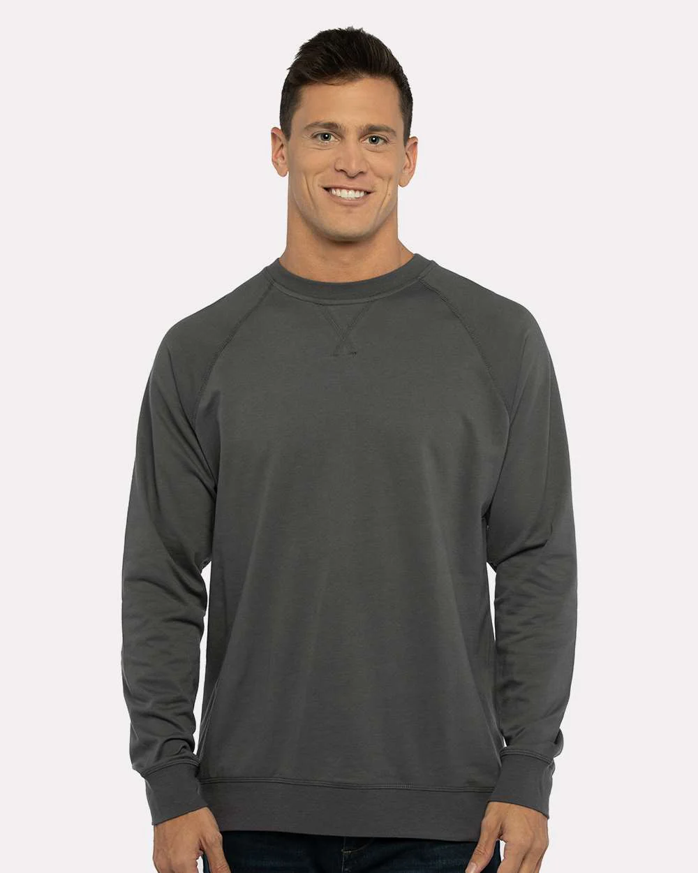 Next Level Laguna Raglan Crewneck Sweatshirt - Image 3