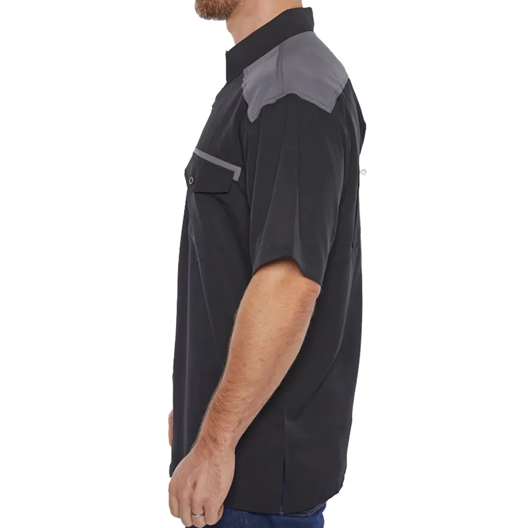 Pro Celebrity Icon Color Block Fishing Shirt - Image 4