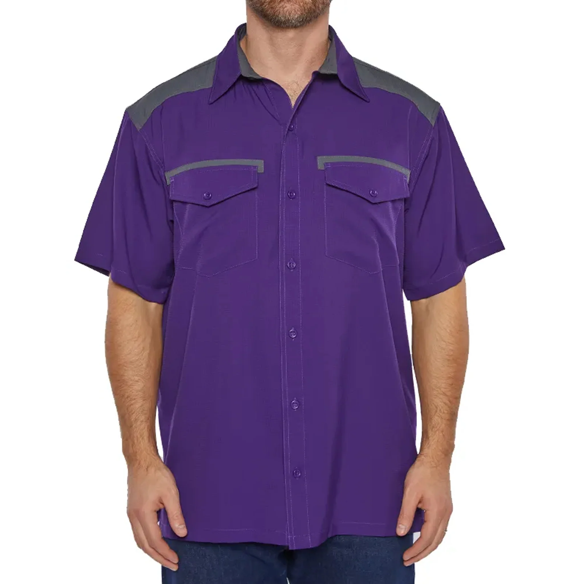 Pro Celebrity Icon Color Block Fishing Shirt - Image 8