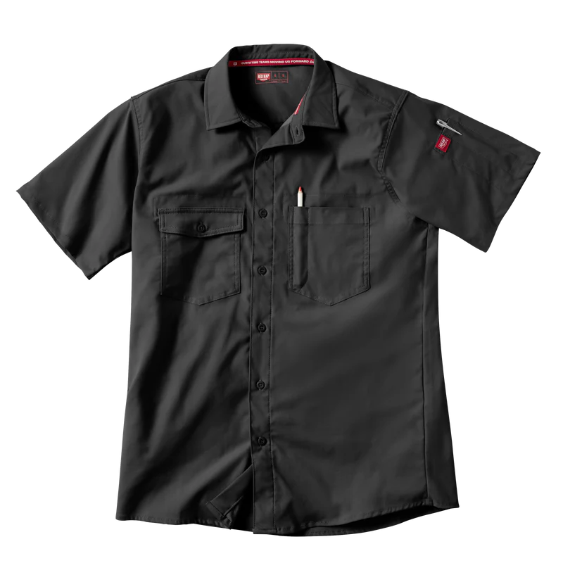 Red Kap Men's Short Sleeve Cooling Work Shirt - Regular - Image 3