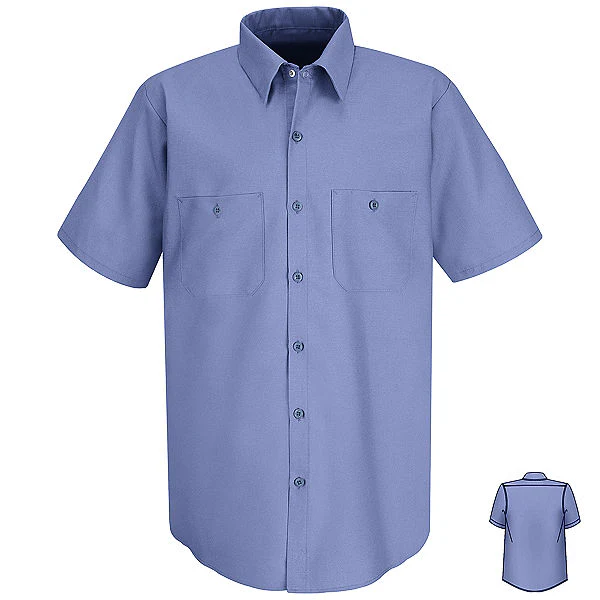 Red Kap Short Sleeve Industrial Work Shirt - Image 14