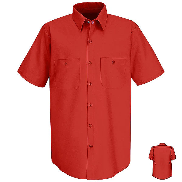 Red Kap Short Sleeve Industrial Work Shirt - Image 19