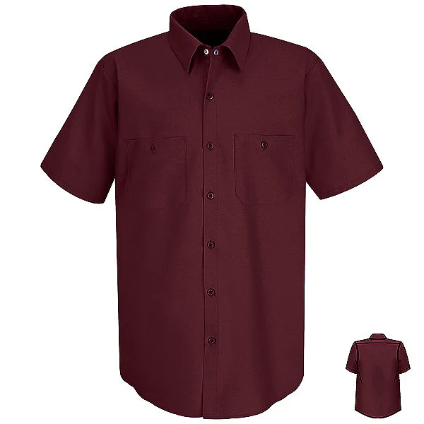 Red Kap Short Sleeve Industrial Work Shirt - Image 4