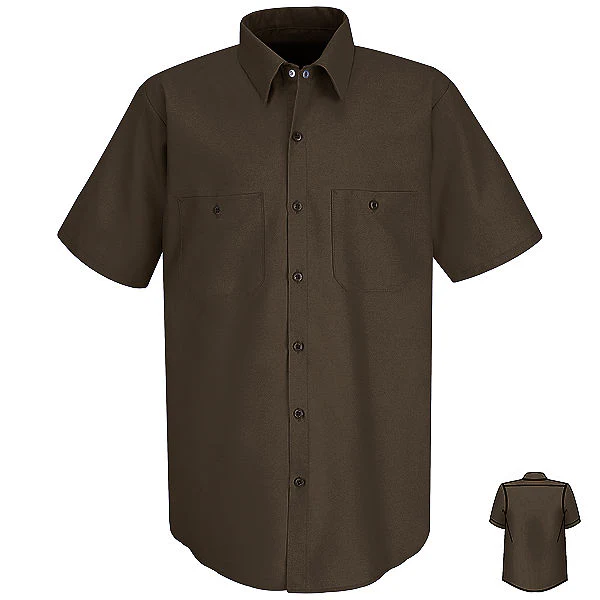 Red Kap Short Sleeve Industrial Work Shirt - Image 5