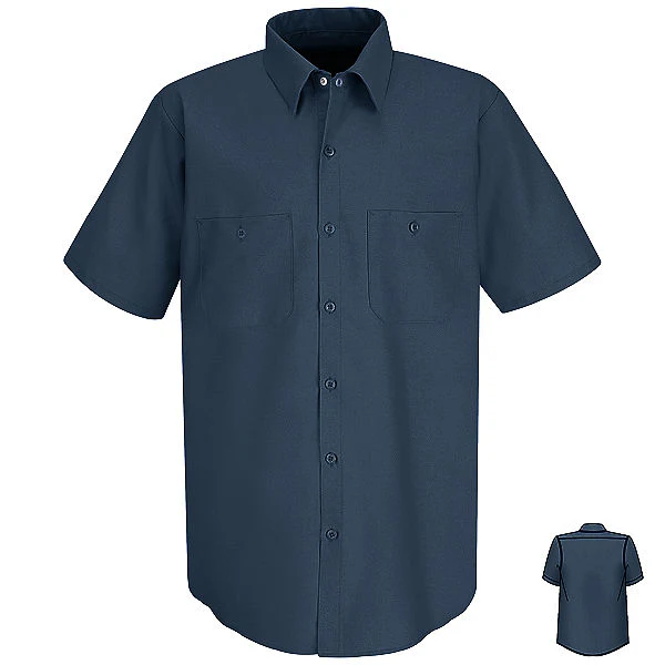 Red Kap Short Sleeve Industrial Work Shirt - Image 7