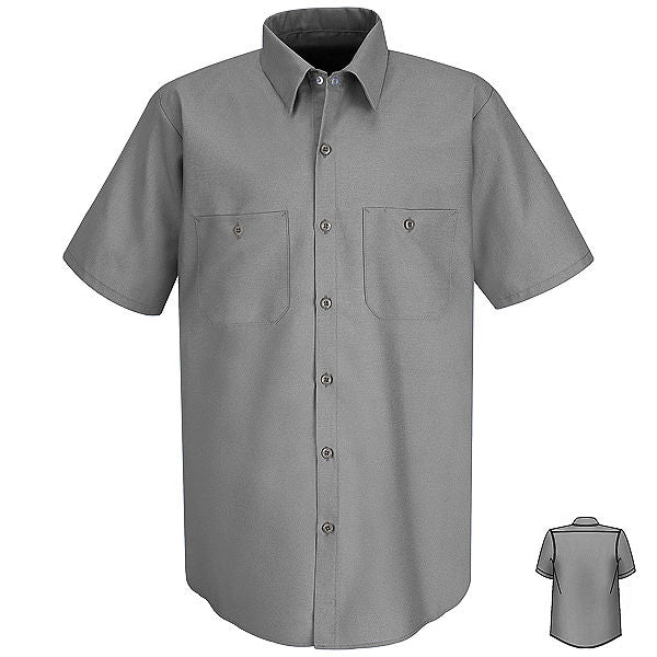 Red Kap Short Sleeve Industrial Work Shirt - Image 8