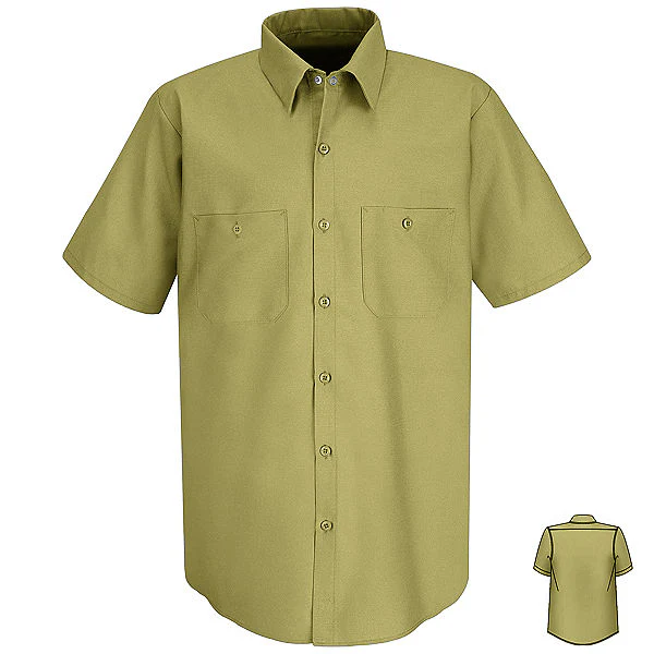 Red Kap Short Sleeve Industrial Work Shirt - Image 9