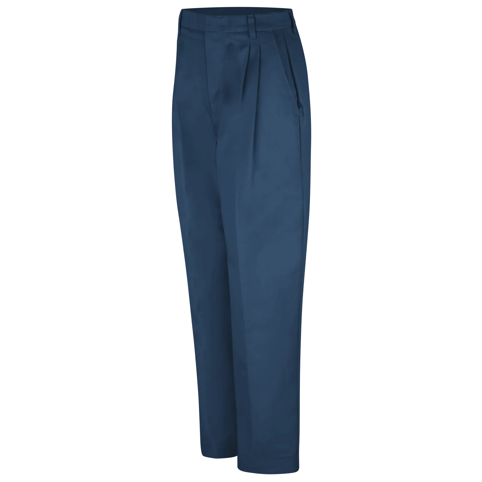 Red Kap Women's Pleated Twill Slacks -Navy