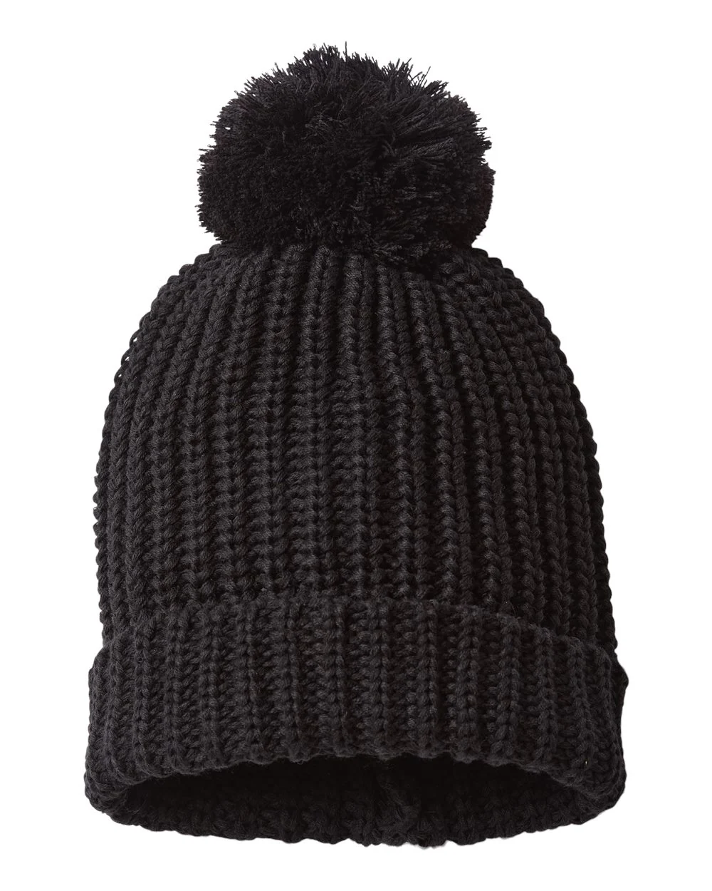 Richardson - Chunky Cable with Cuff & Pom Beanie - 143R - Image 4