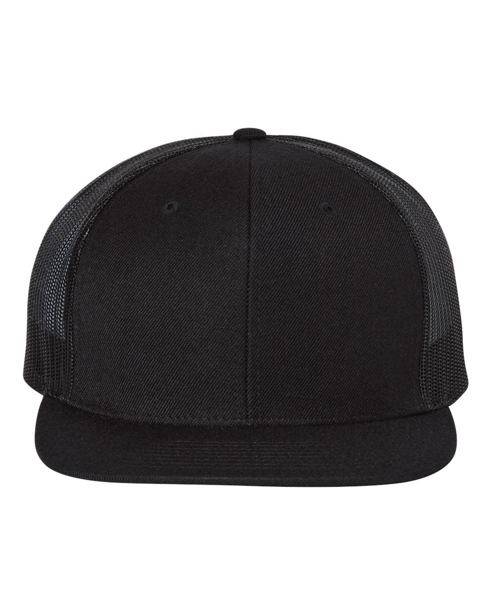 Richardson - Wool Blend Flat Bill Trucker Cap - 511 - Image 4