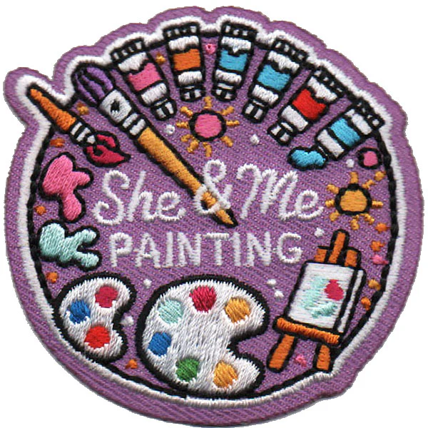 She & Me Painting Patch -7139