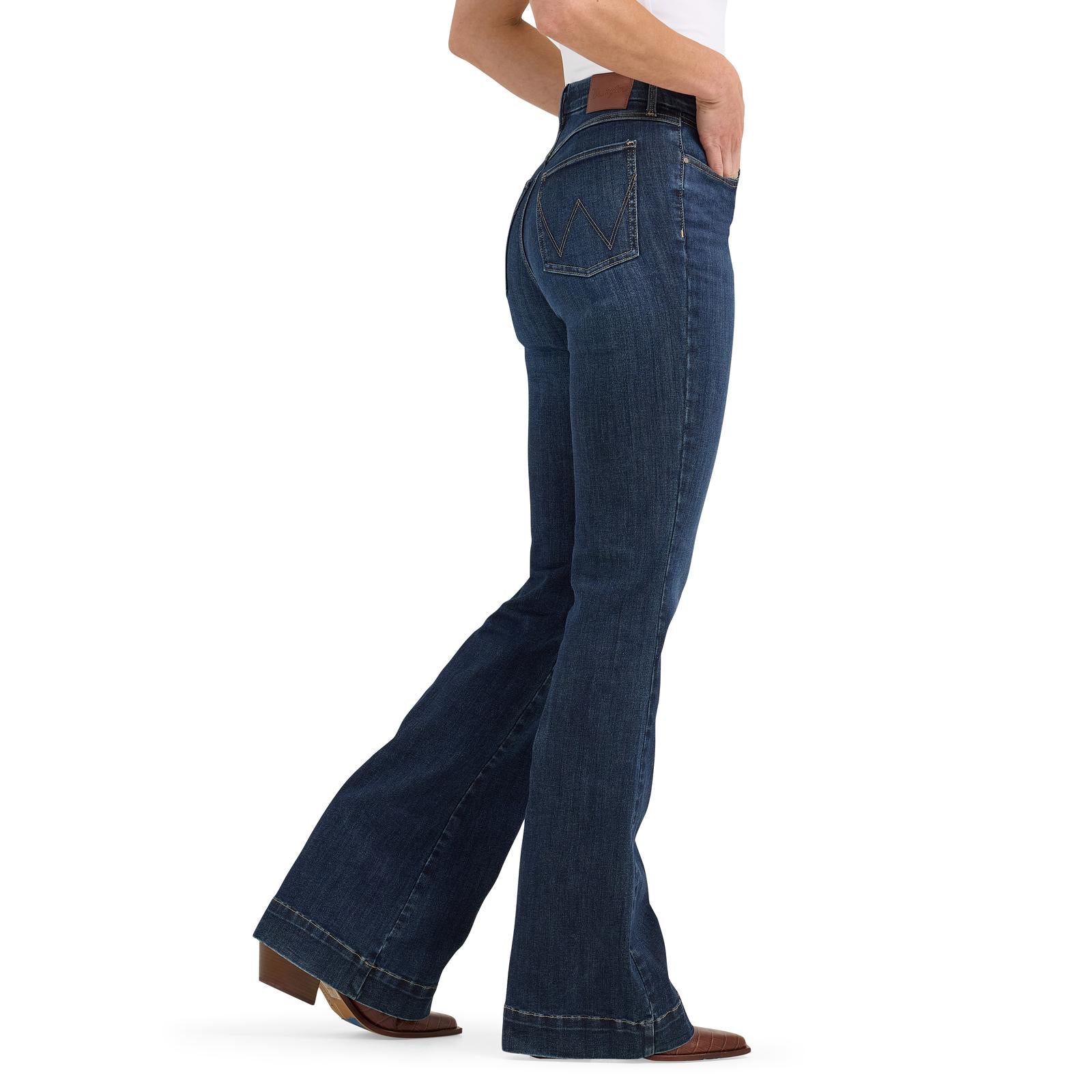 Wrangler® Women's Bespoke High Rise Trouser Jean -112367600 -Alexandra - Image 4