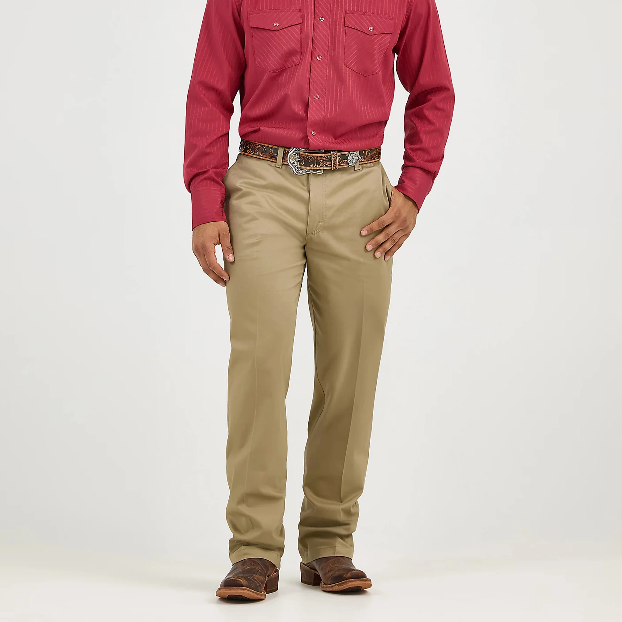 Wrangler George Strait 92MGSBK Flat Front Pants, Clearance