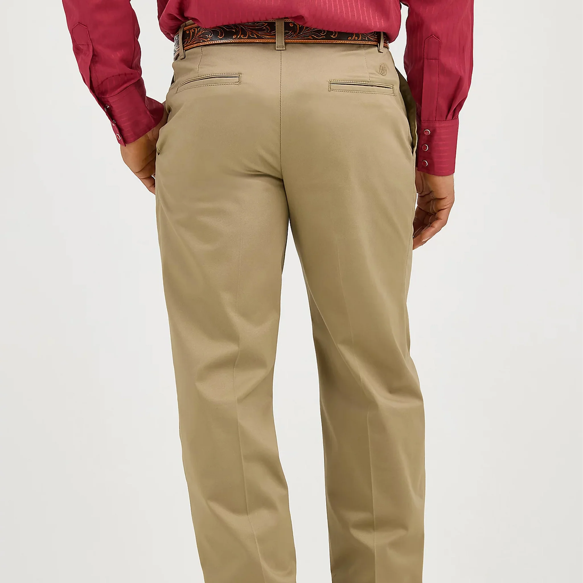 Wrangler George Strait 92MGSBK Flat Front Pants, Clearance - Image 3