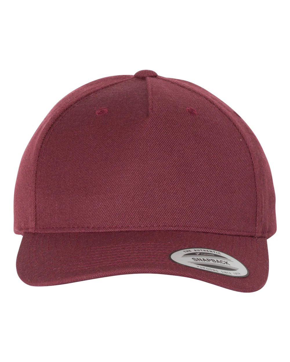 Premium Five-Panel Curved Visor Snapback Cap Personalized Embroidery - Image 6